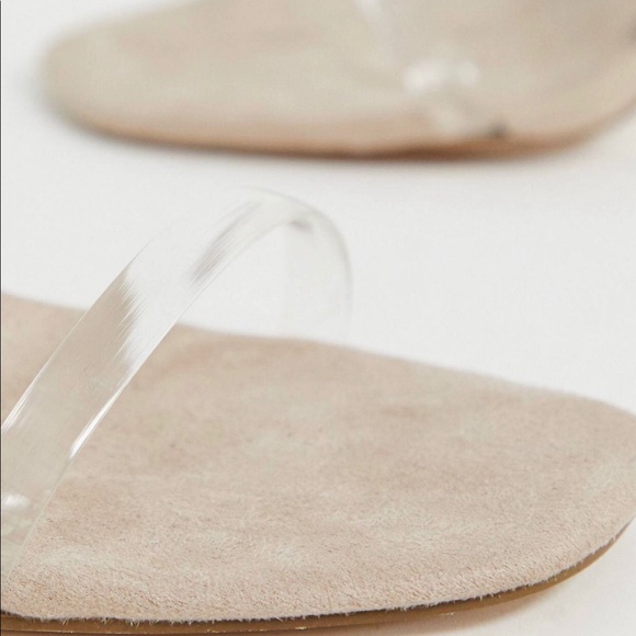 Clear Block Heel Sandals - Picture 4 of 4